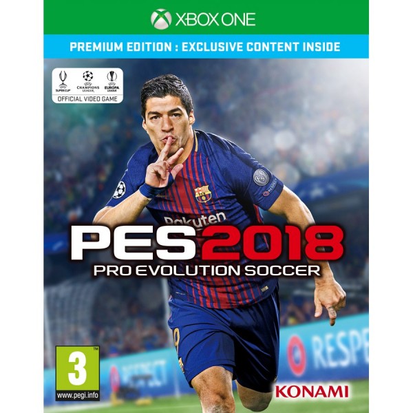 Игра Pro Evolution Soccer 2018 Premium Edition за Xbox One (безплатна доставка)